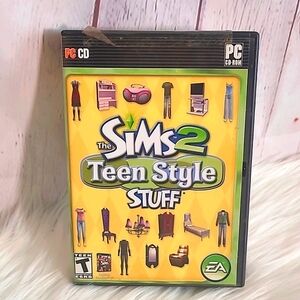 Vintage The Sims 2 Teen Style Stuff PC Game With Inserts